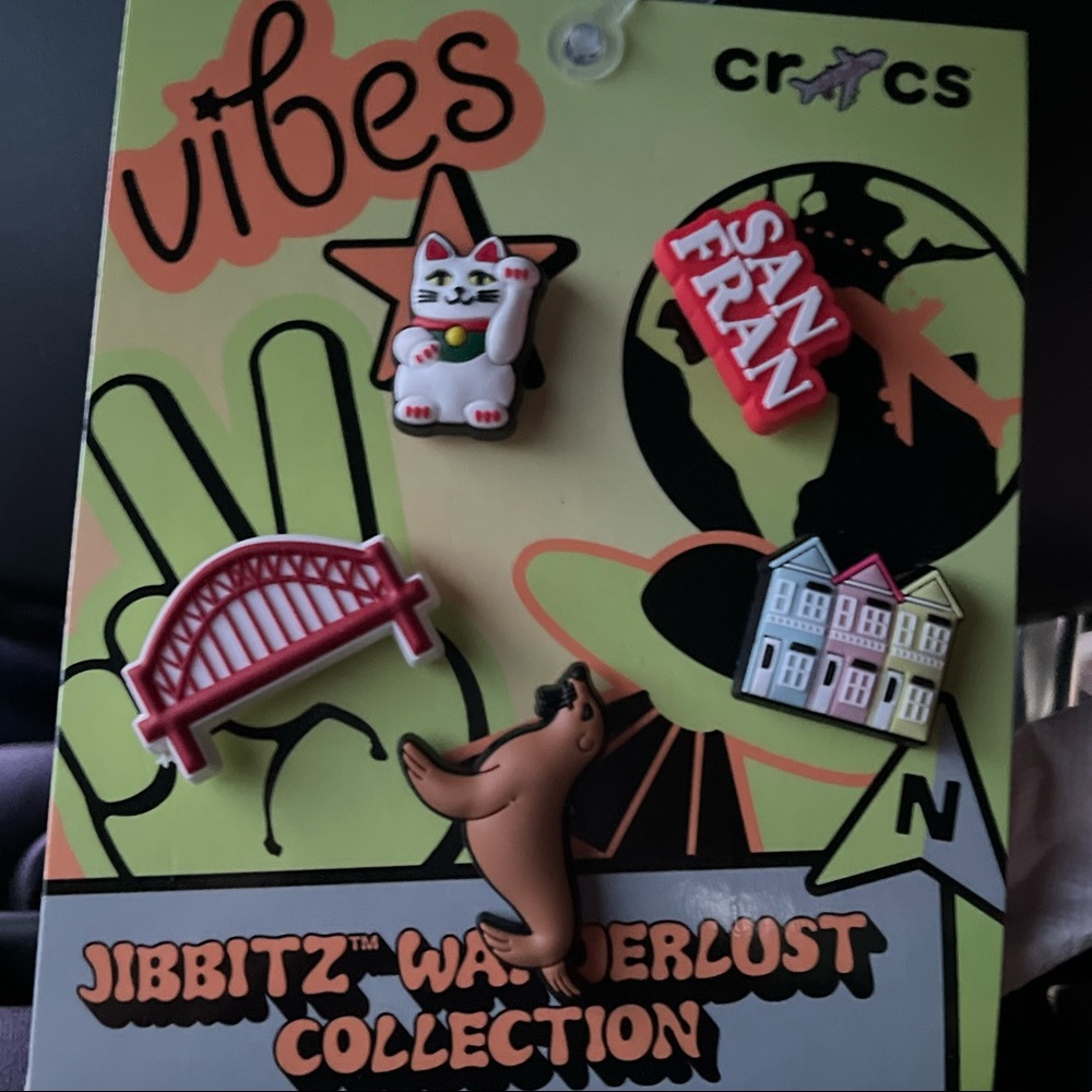 San Fran Croc Charms